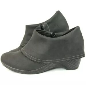 Dr. SCHOLLS SZ 9 tuscany charcoal gray booties shoes new SH322